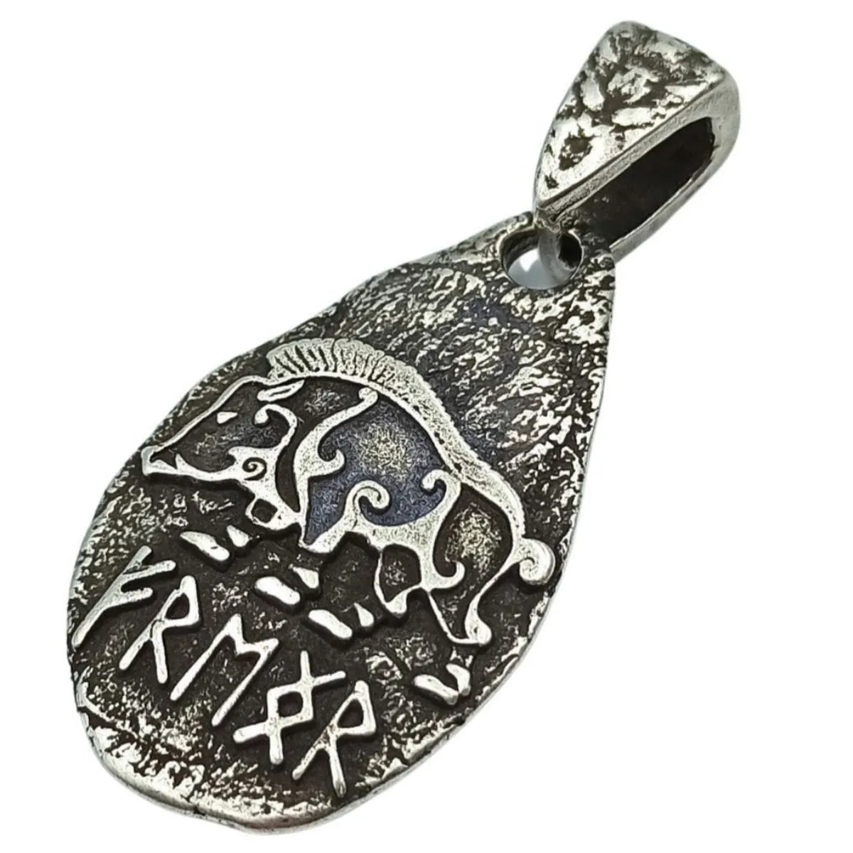Freyr boar rune pendant