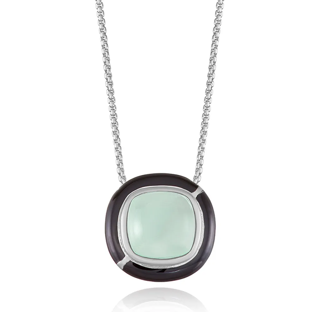 GEO CHALCEDONY PENDANT