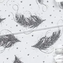 Glitter Feathers 2 Drawer Jewellery Storage Box Chest