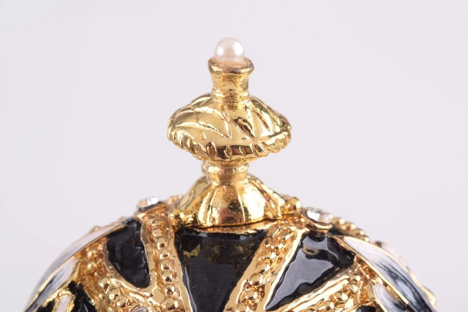 Gold & Black Faberge Egg