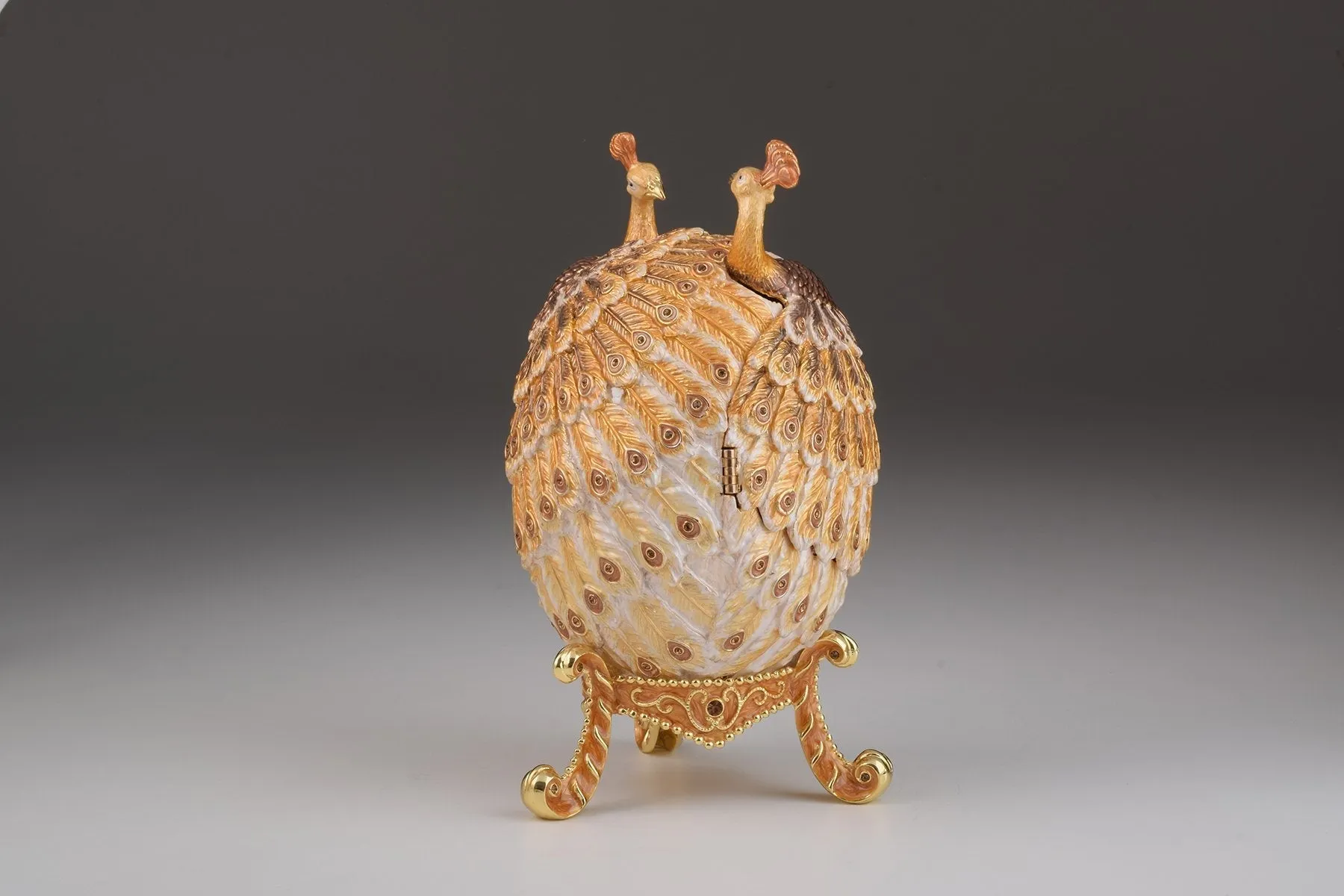 Gold Peacocks Faberge Egg