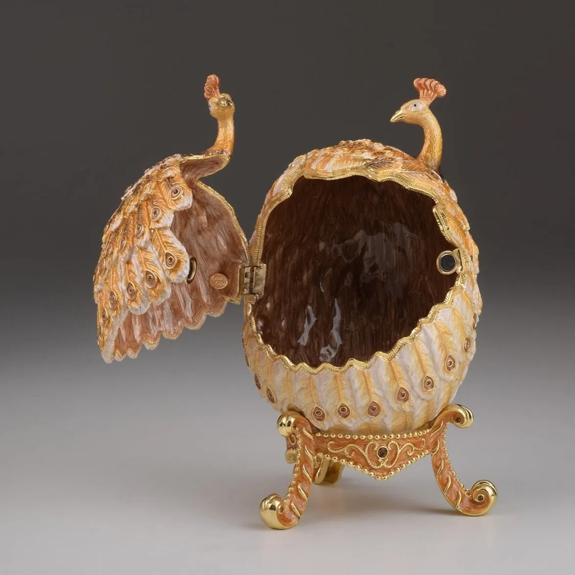 Gold Peacocks Faberge Egg