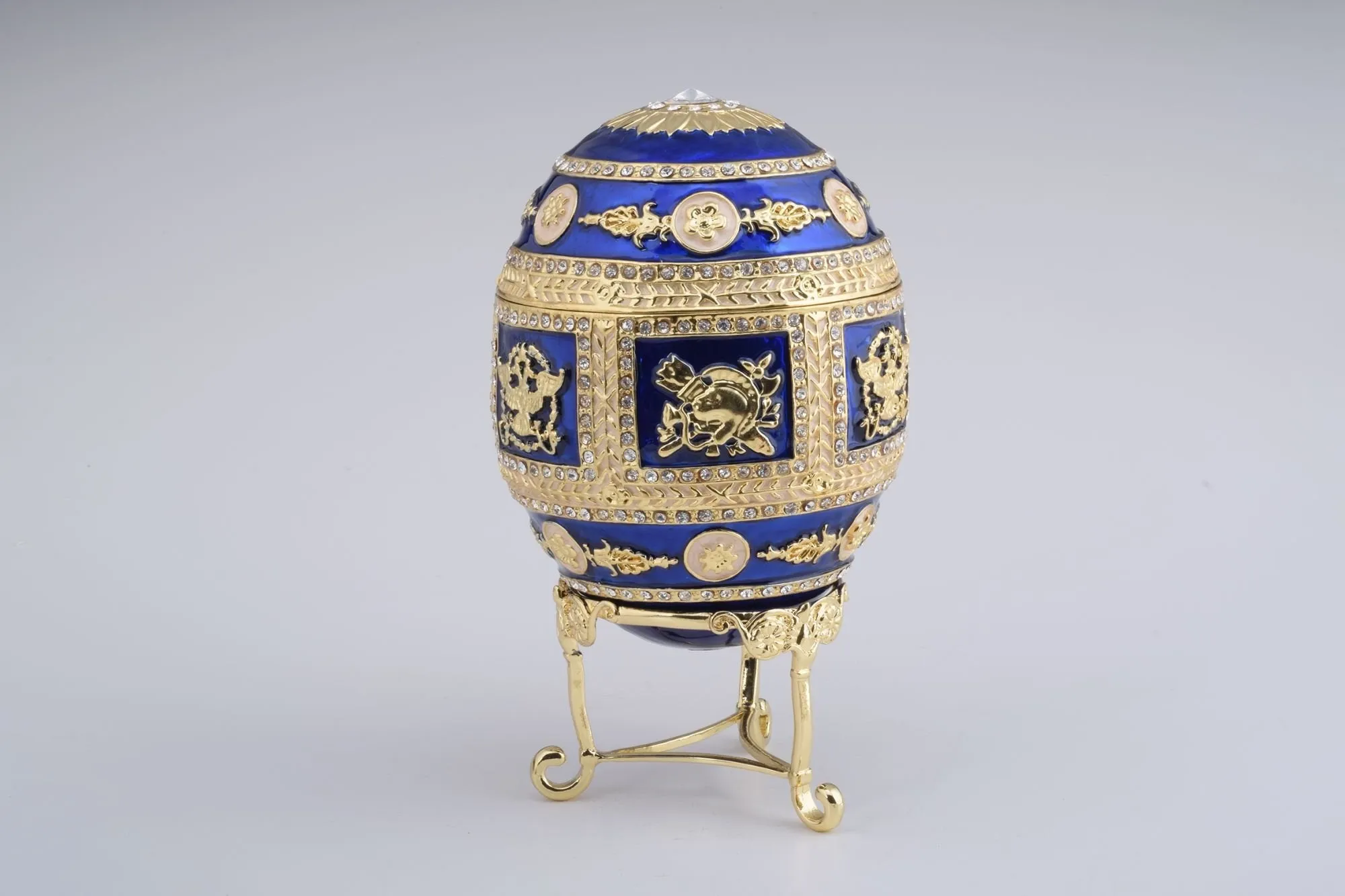 Golden Blue Faberge Egg