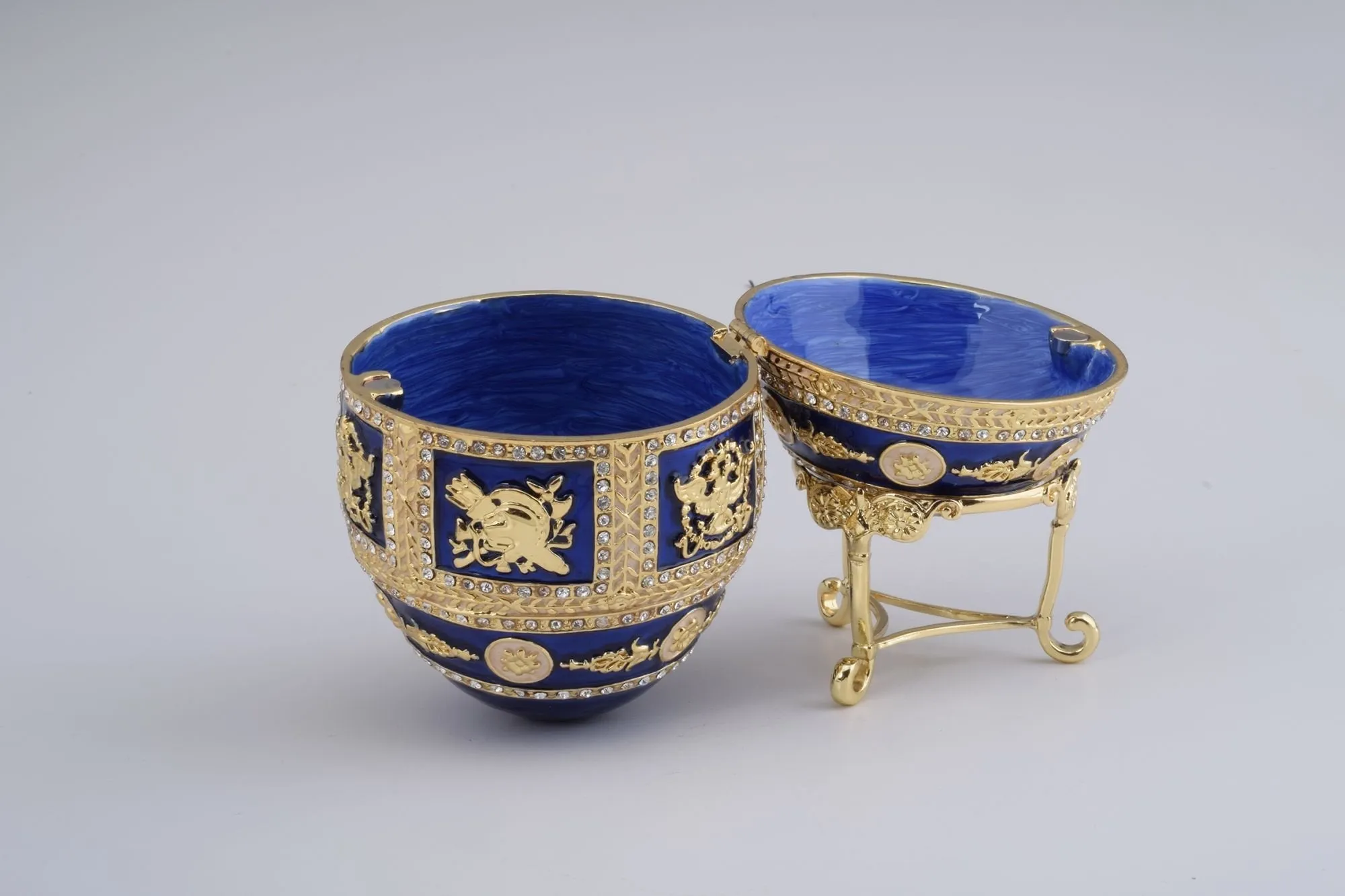 Golden Blue Faberge Egg