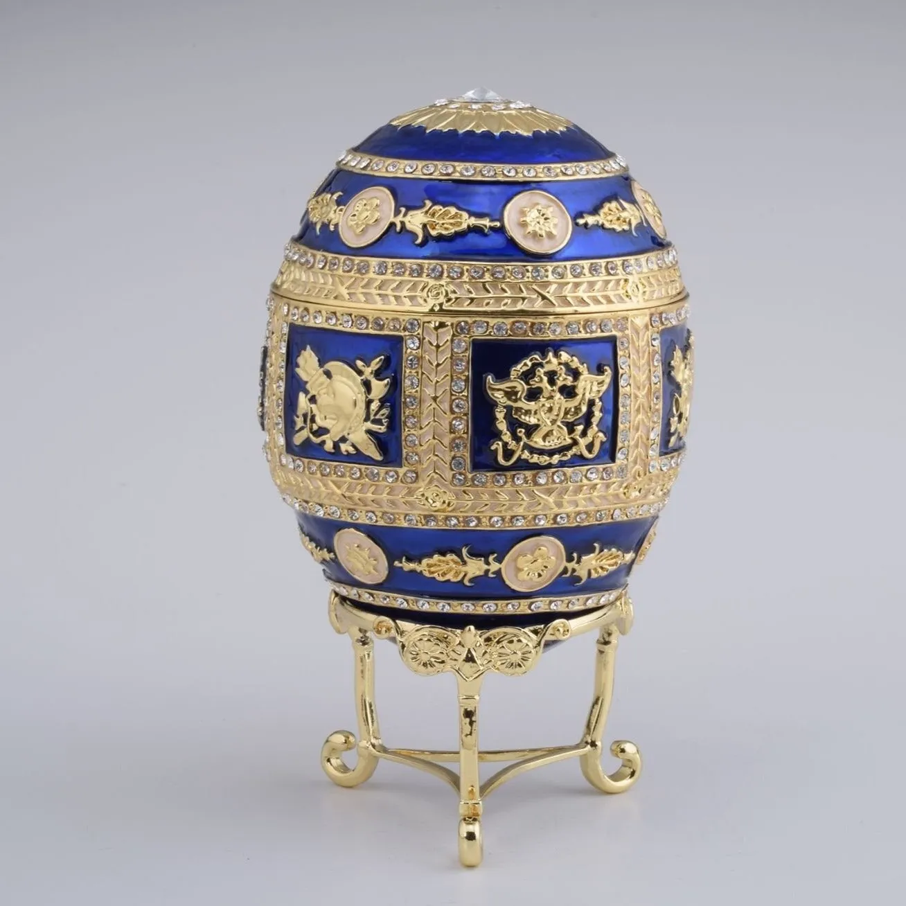Golden Blue Faberge Egg