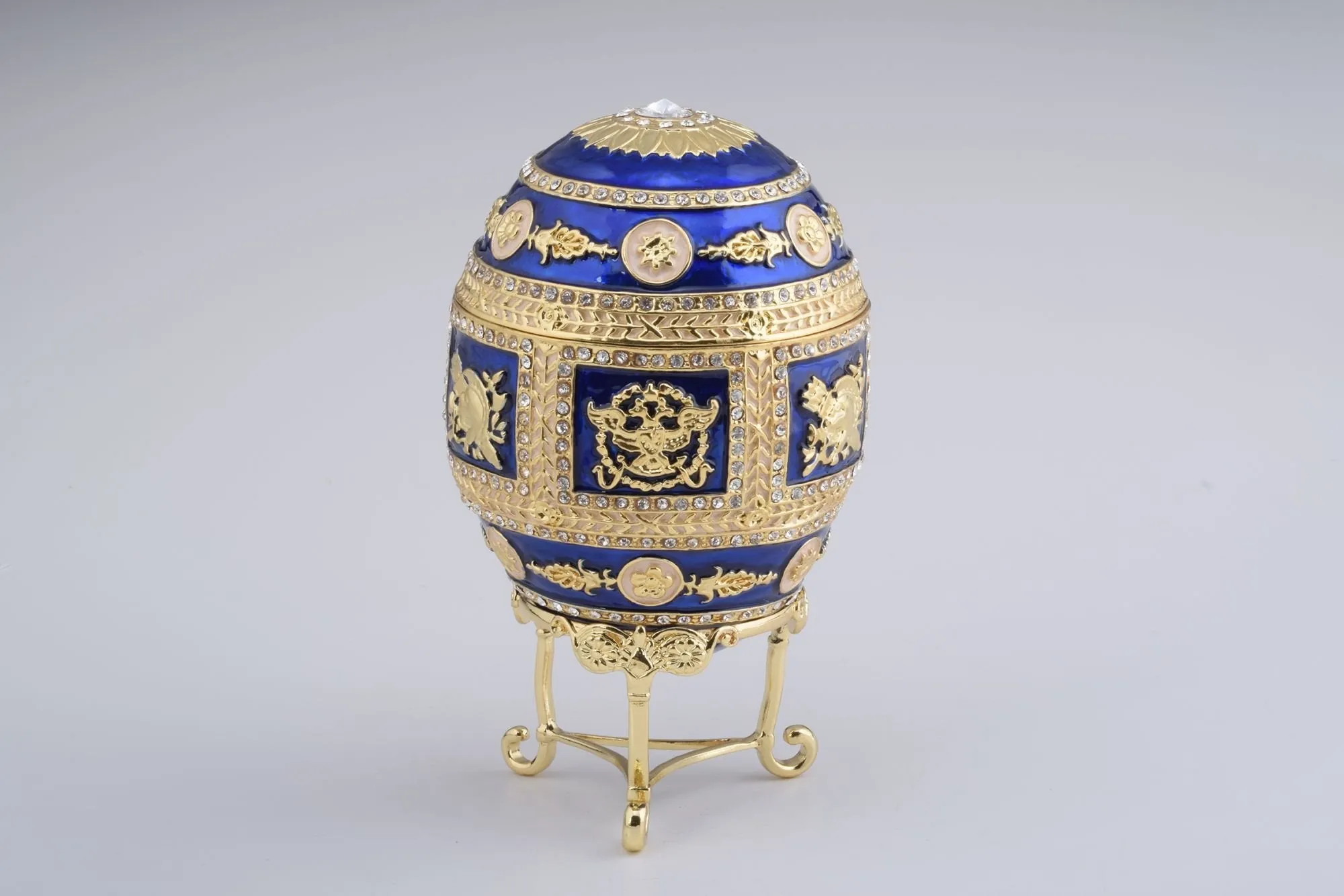 Golden Blue Faberge Egg