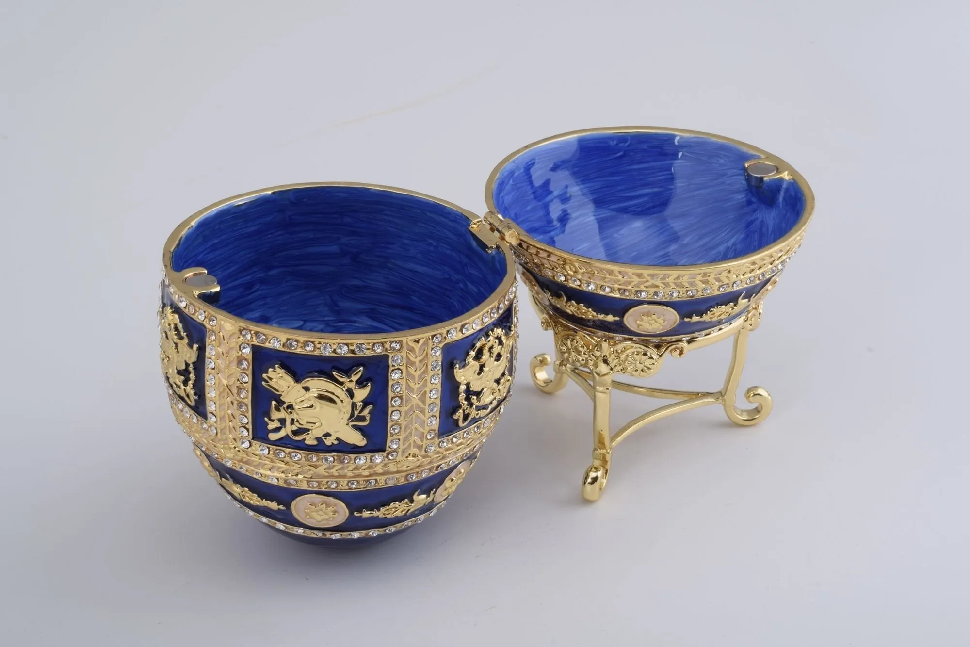 Golden Blue Faberge Egg