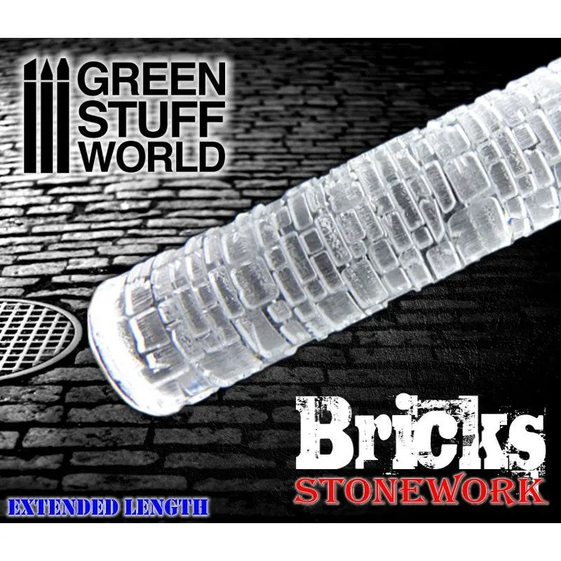 Green Stuff World: Small Bricks Rolling Pin