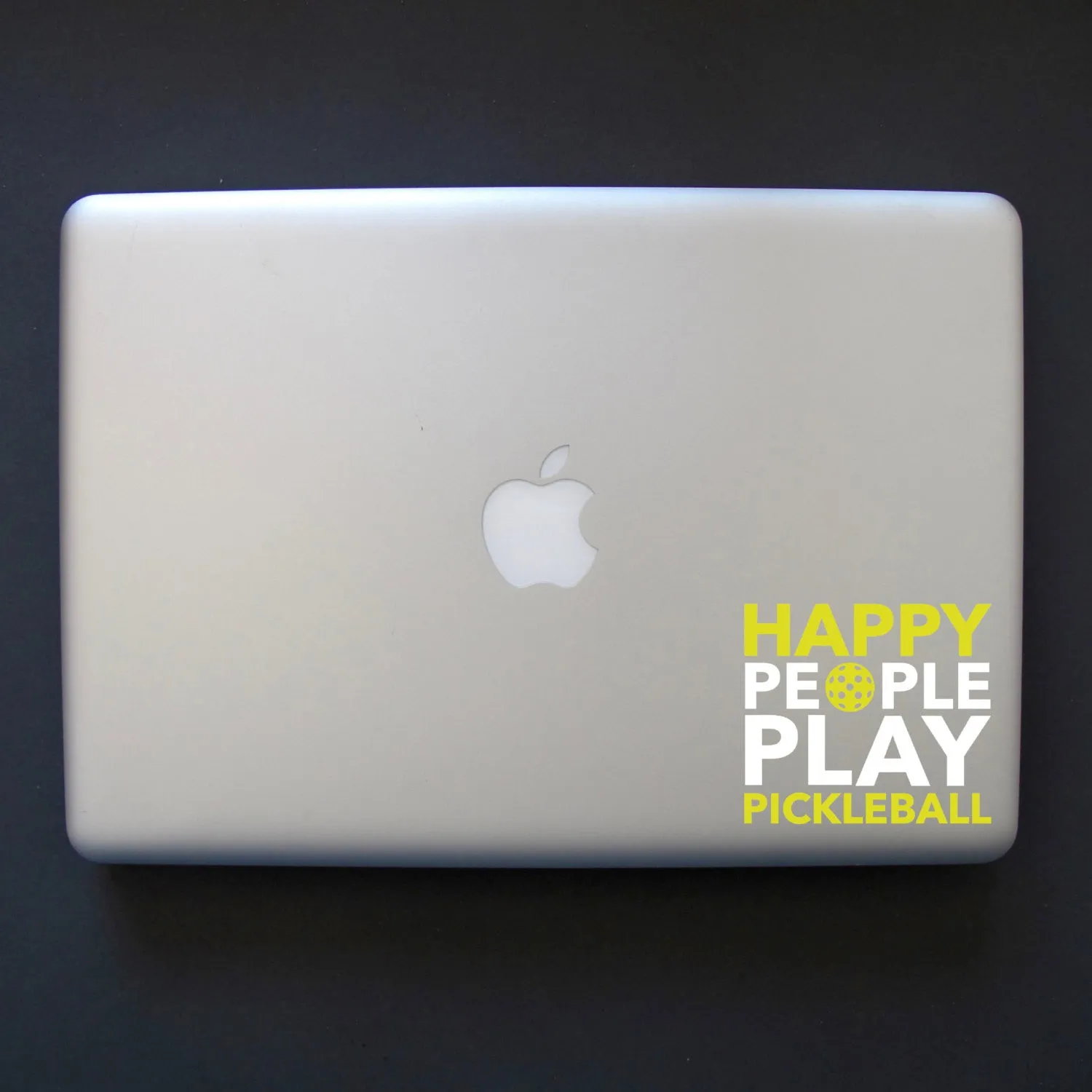 Happy People Play Pickleball Decal - Bumper Sticker