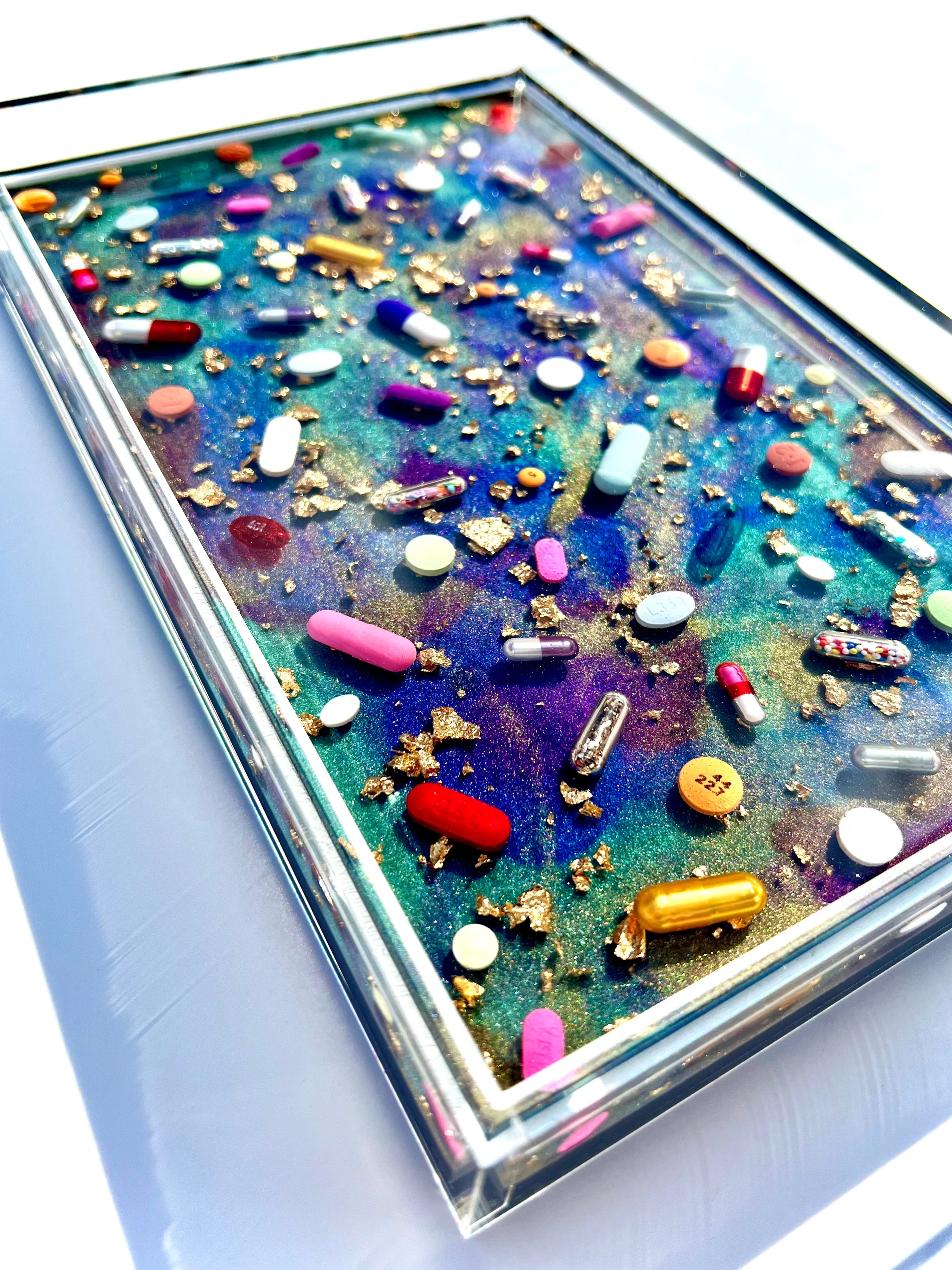 “Happy Pills” — 11x7” Acrylic Vanity Tray