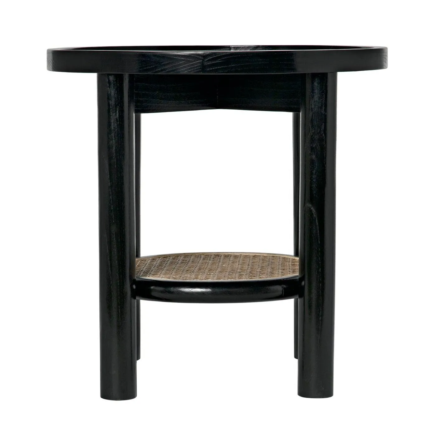 Hide Away Side Table, Charcoal Black