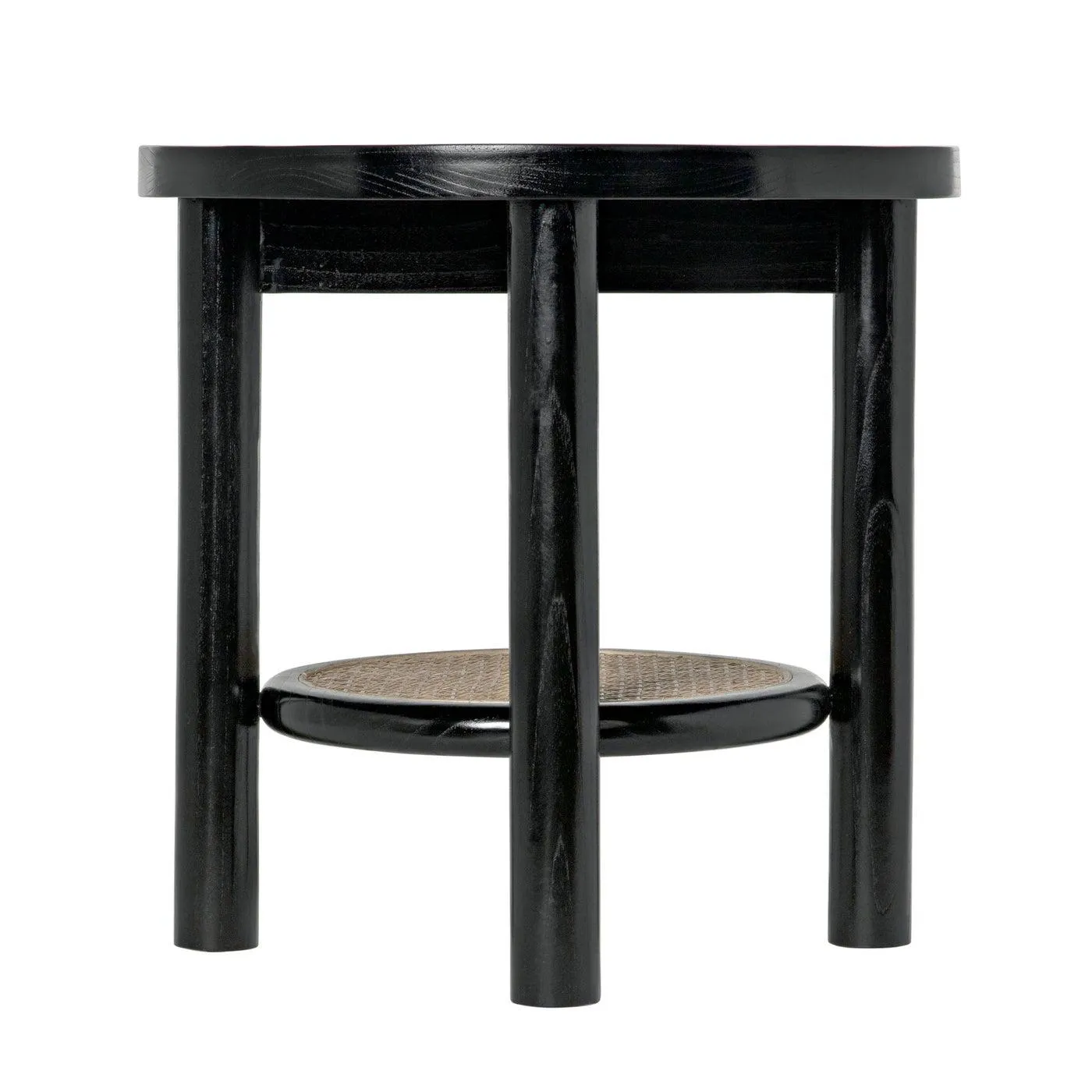 Hide Away Side Table, Charcoal Black