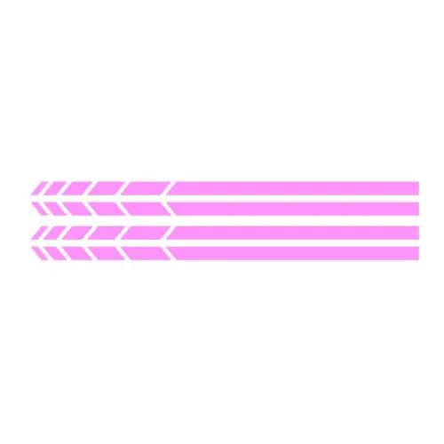 HotMeiNi Car Sticker 2sets4pcs Rearview Mirror Side Decal Stripe Vinyl Truck Vehicle Body Accessories Black/Sliver 20*0.7cm
