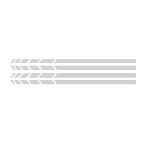 HotMeiNi Car Sticker 2sets4pcs Rearview Mirror Side Decal Stripe Vinyl Truck Vehicle Body Accessories Black/Sliver 20*0.7cm