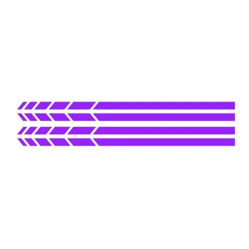 HotMeiNi Car Sticker 2sets4pcs Rearview Mirror Side Decal Stripe Vinyl Truck Vehicle Body Accessories Black/Sliver 20*0.7cm