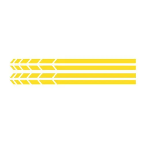 HotMeiNi Car Sticker 2sets4pcs Rearview Mirror Side Decal Stripe Vinyl Truck Vehicle Body Accessories Black/Sliver 20*0.7cm