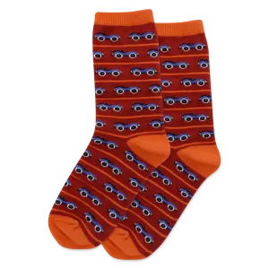 HOTSOX Kid's Race Car Crew Socks