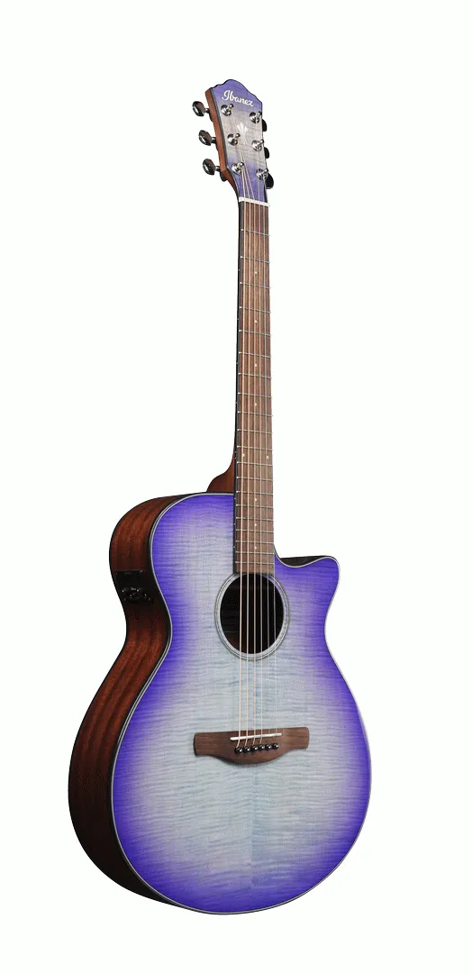 Ibanez AEG70 Purple Iris Burst High Gloss Acoustic Guitar