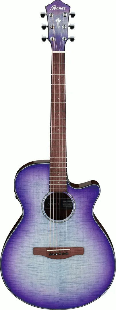Ibanez AEG70 Purple Iris Burst High Gloss Acoustic Guitar