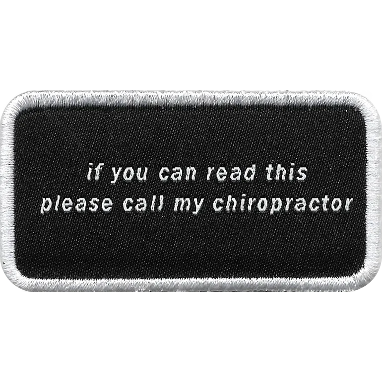 If You Can Read This Patch