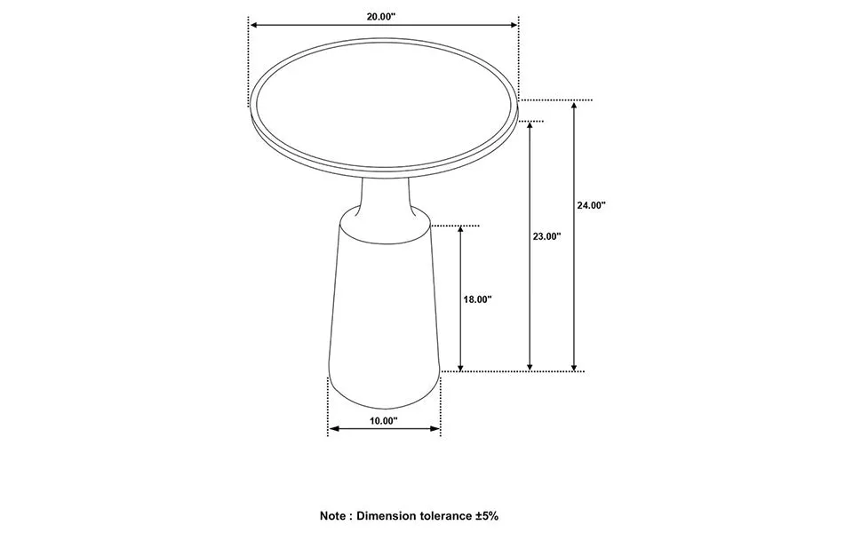 Izzy Natural Accent Table