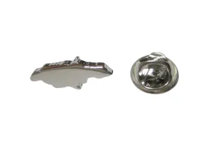 Jamaica Map Shape Lapel Pin