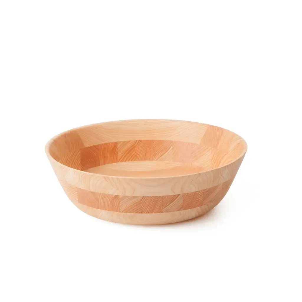Japanese Cypress Bowl LL - 11.8x3.5in | 30x9cm (ØxH) (114)