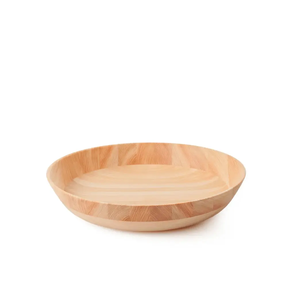 Japanese Cypress Dish LL - 11.8x2.4in | 30x6cm (ØxH) (113)