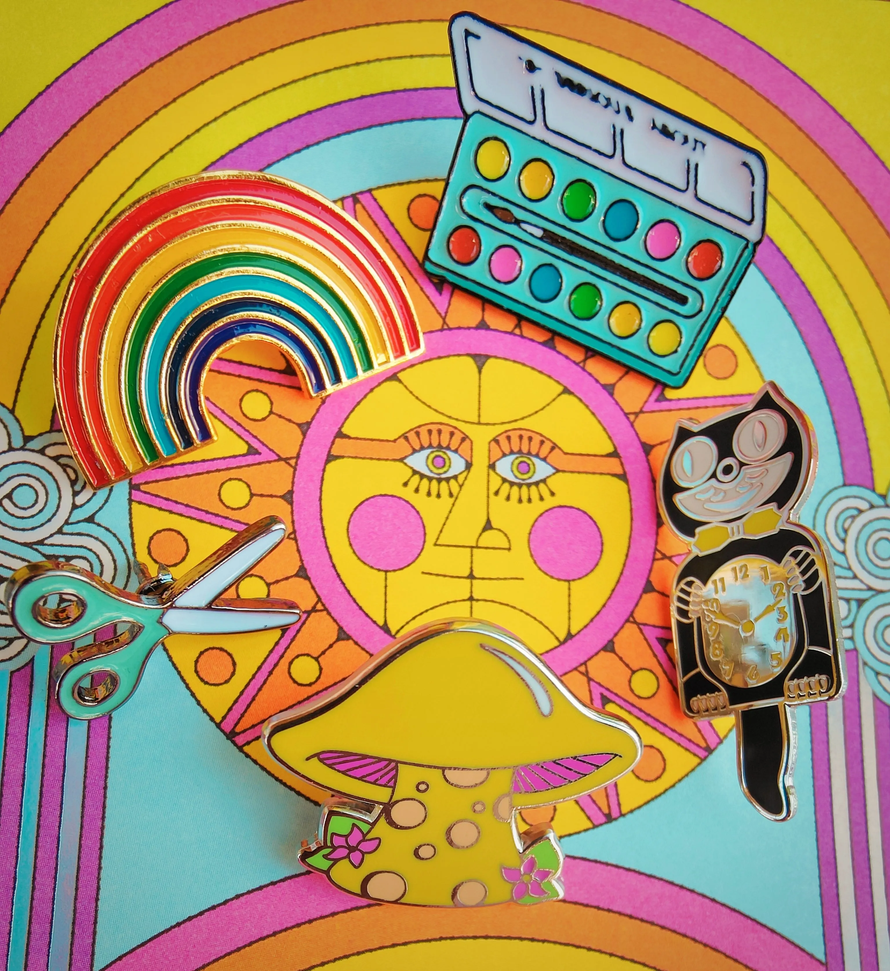 Kitschy pins