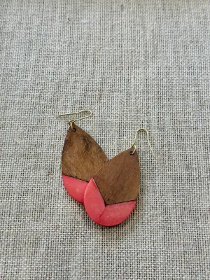 Kiyara Teardrops  {coral}