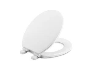 KOHLER K-20455 Ridgewood Quiet-Close round-front toilet seat