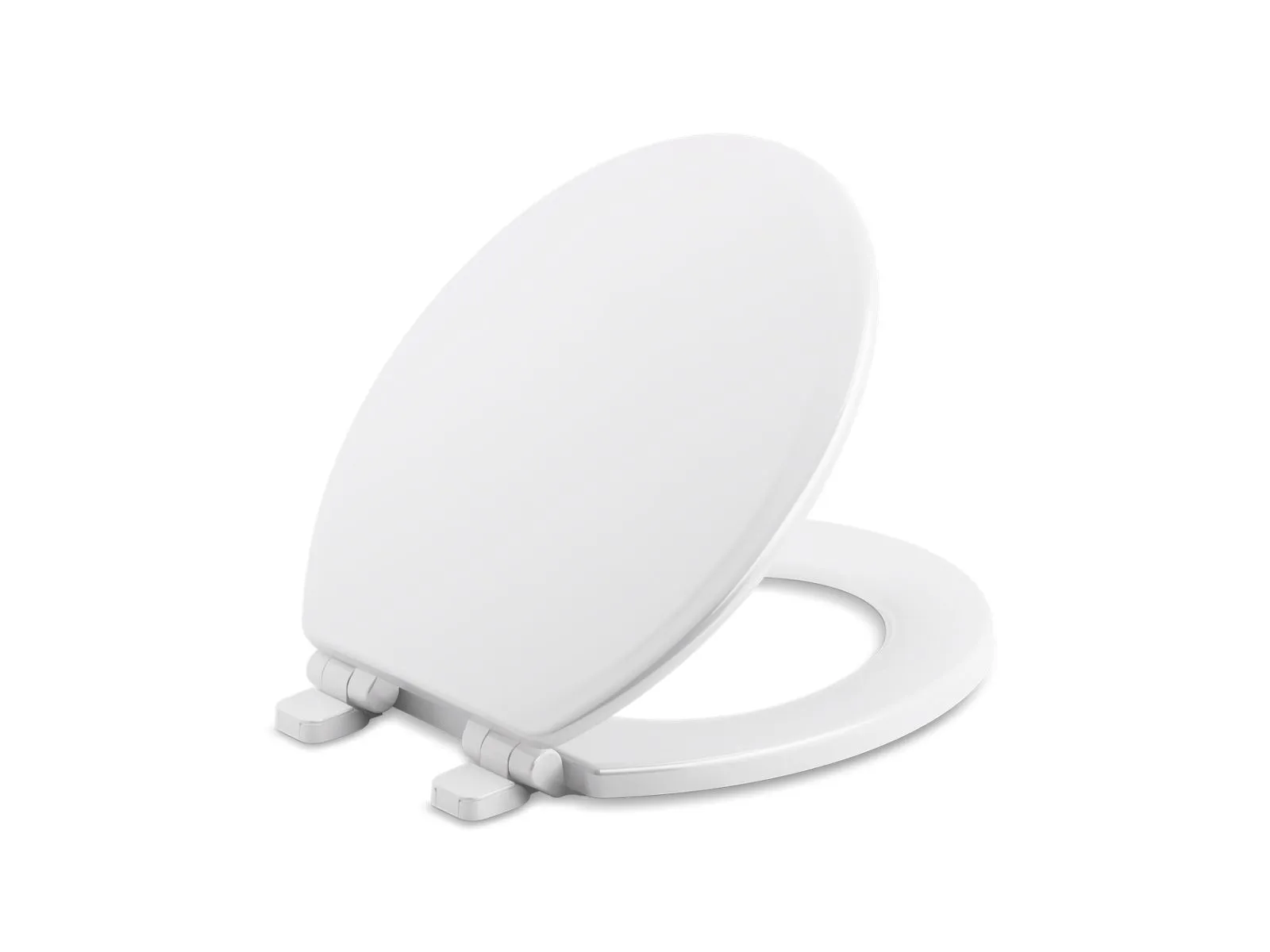 KOHLER K-20455 Ridgewood Quiet-Close round-front toilet seat