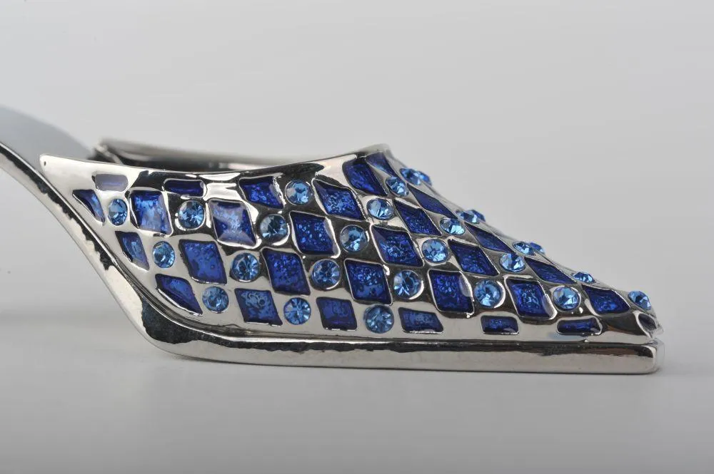 Lady Blue Trinket Shoe