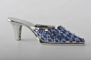 Lady Blue Trinket Shoe