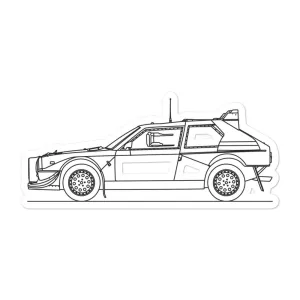 Lancia Delta S4 Silhouette Sticker