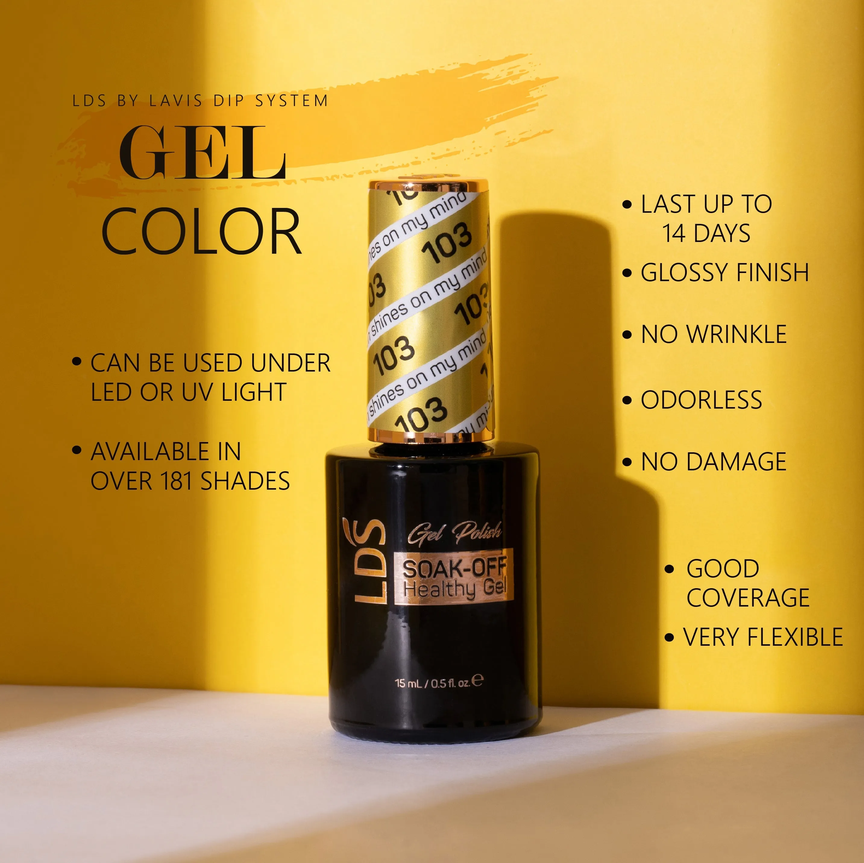 LDS Holiday Collection: 6 Healthy Gel Polishes, 1 Base Gel, 1 Top Gel, 1 Strengthener - SOFT GLAM -  003; 048; 153; 154; 155; 156