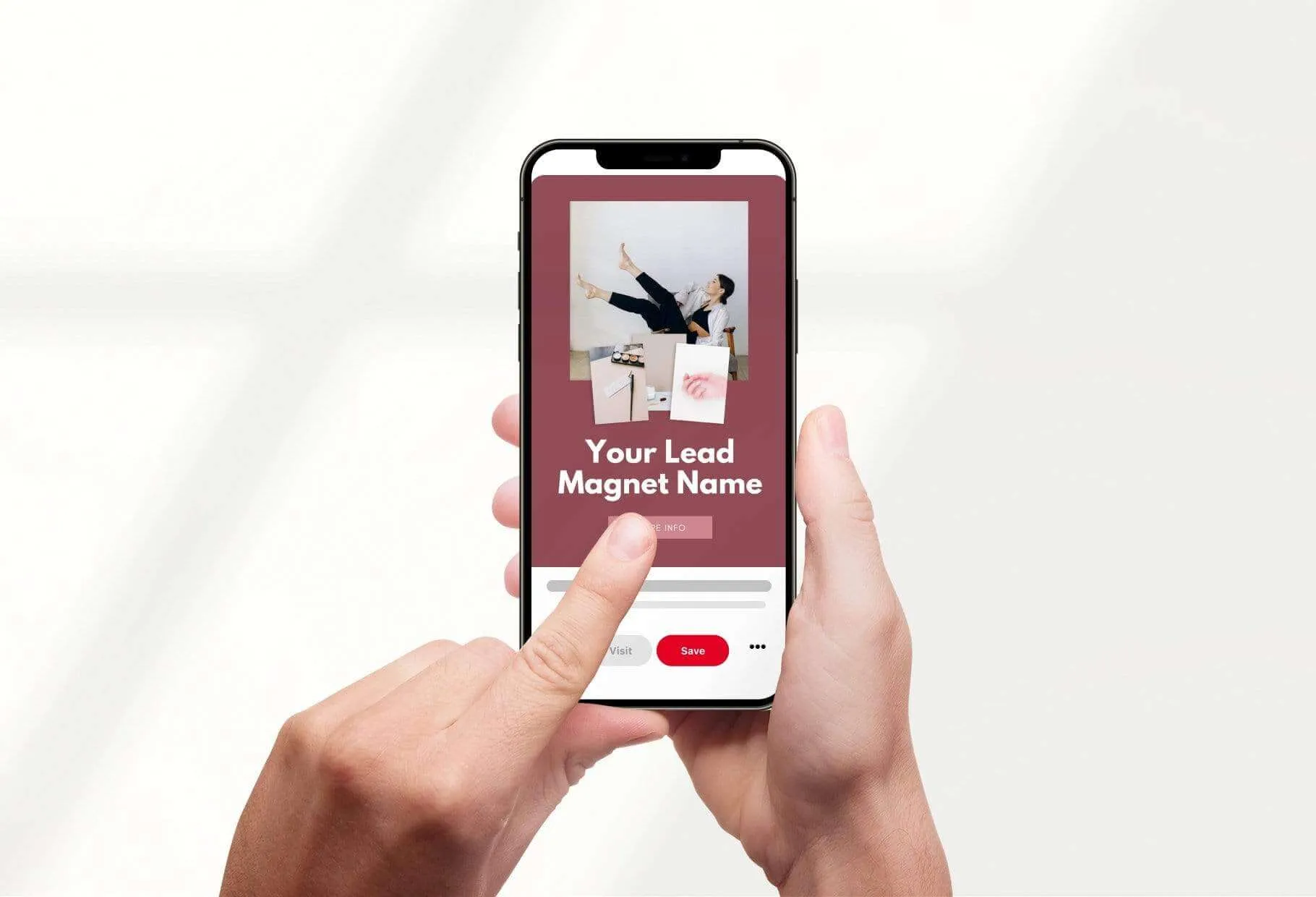 Lead Magnets Promotion Pinterest Template