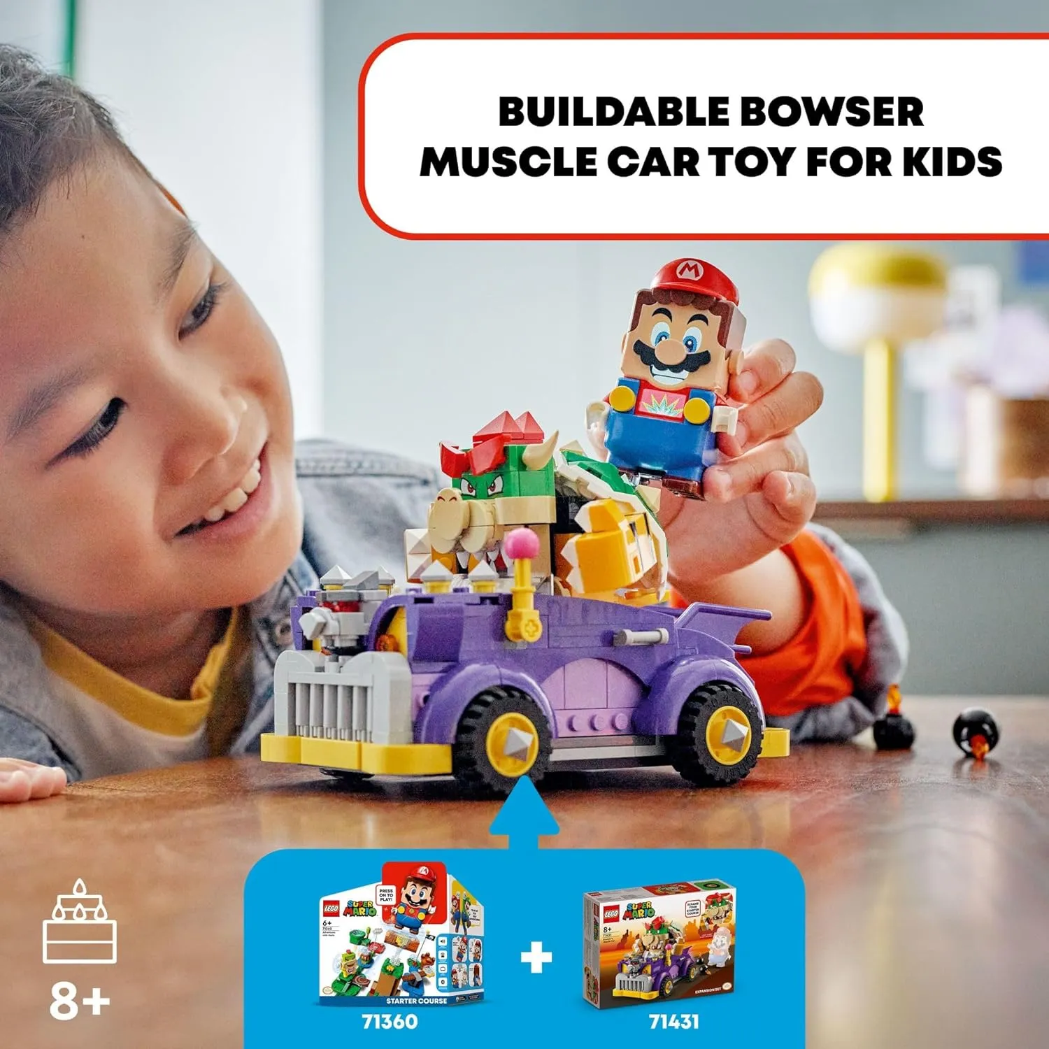 Lego Bowser's Muscle Car Expansion Set (71431)