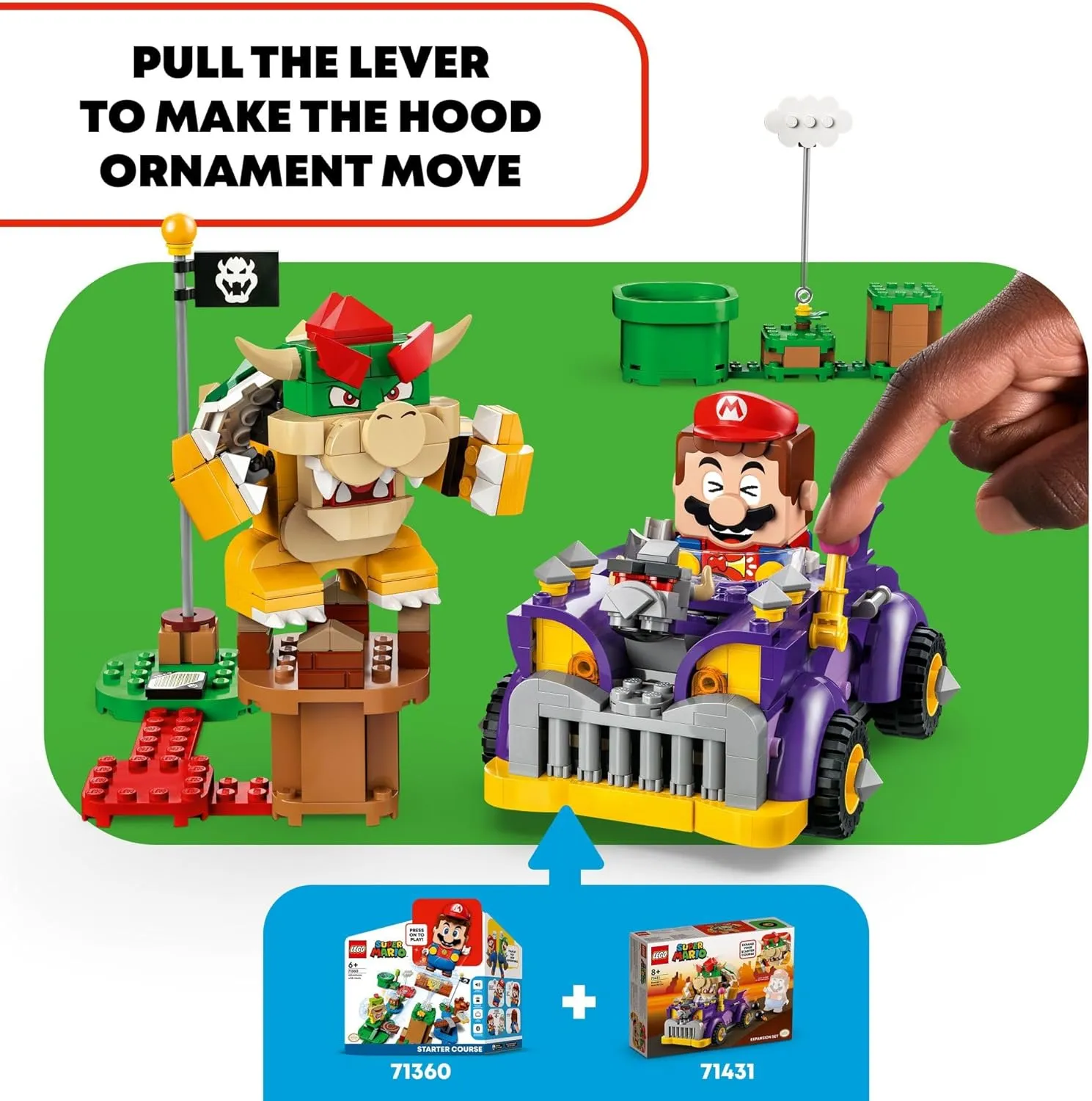 Lego Bowser's Muscle Car Expansion Set (71431)