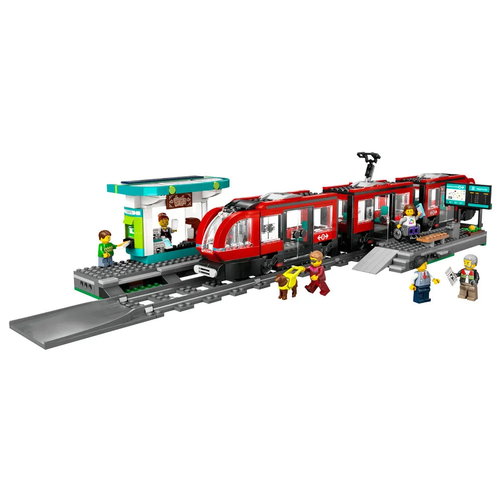 LEGO City Downtown Streetcar And Station 60423