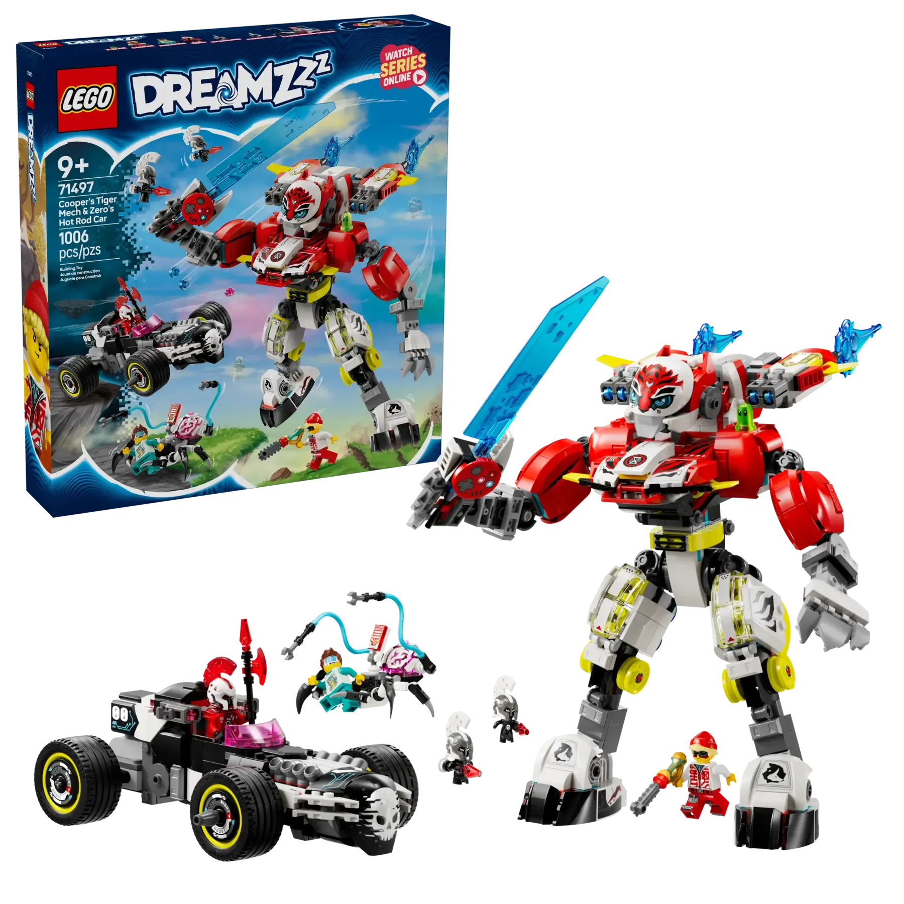 Lego Cooper's Tiger Mech & Zero's.. (71497)