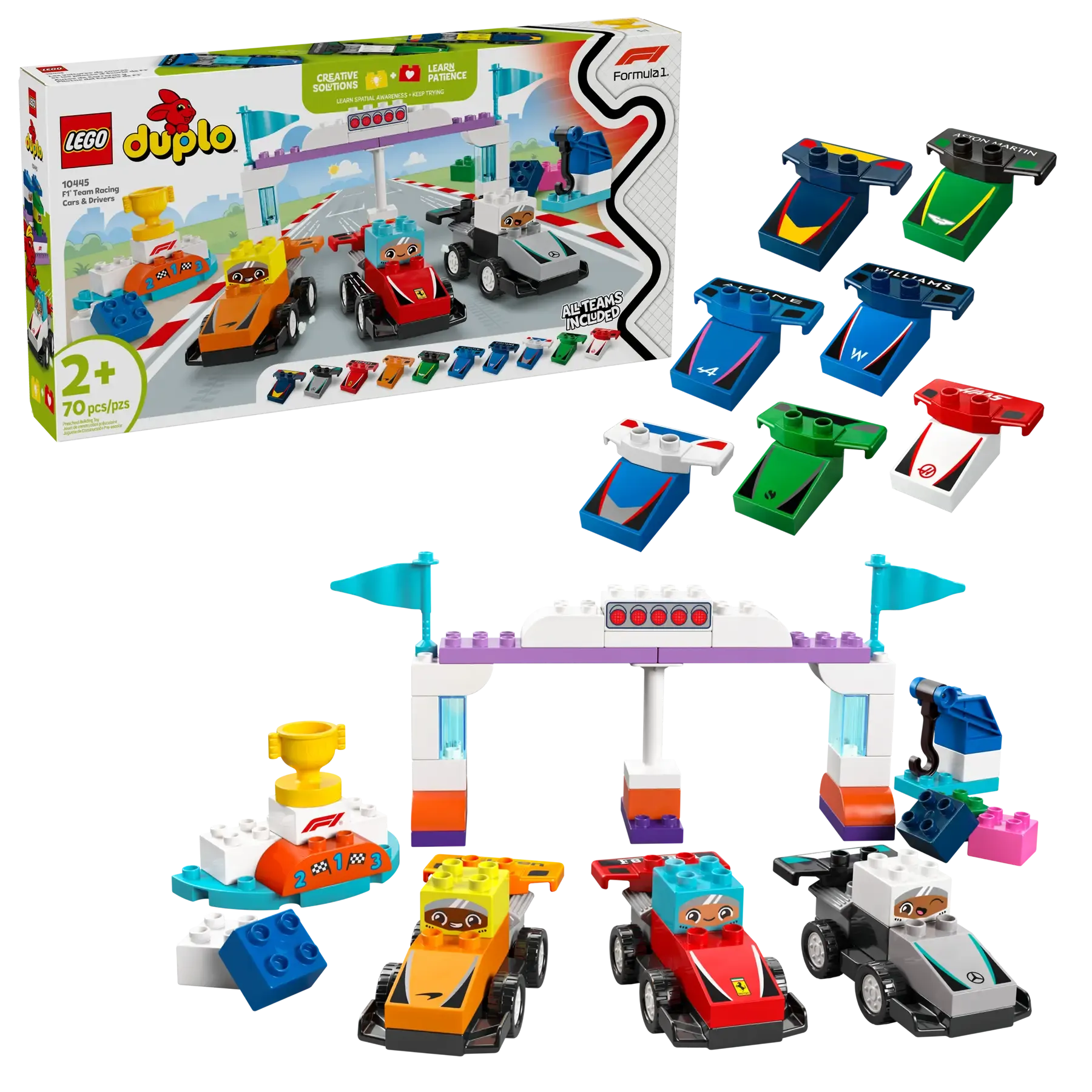 Lego F1® Team Race Cars & Drivers (10445)
