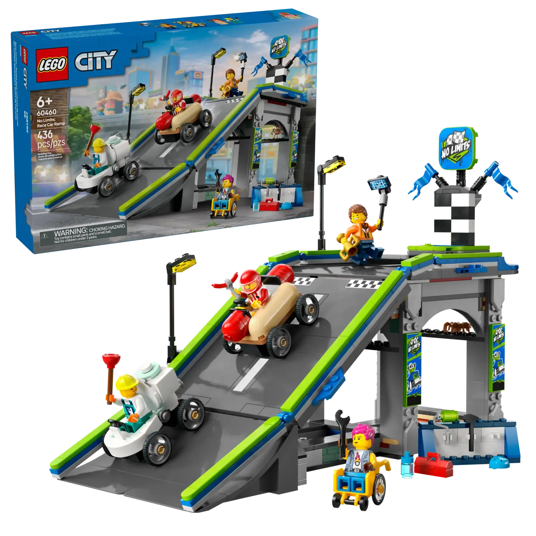Lego No Limits: Race Car Ramp Track (60460)