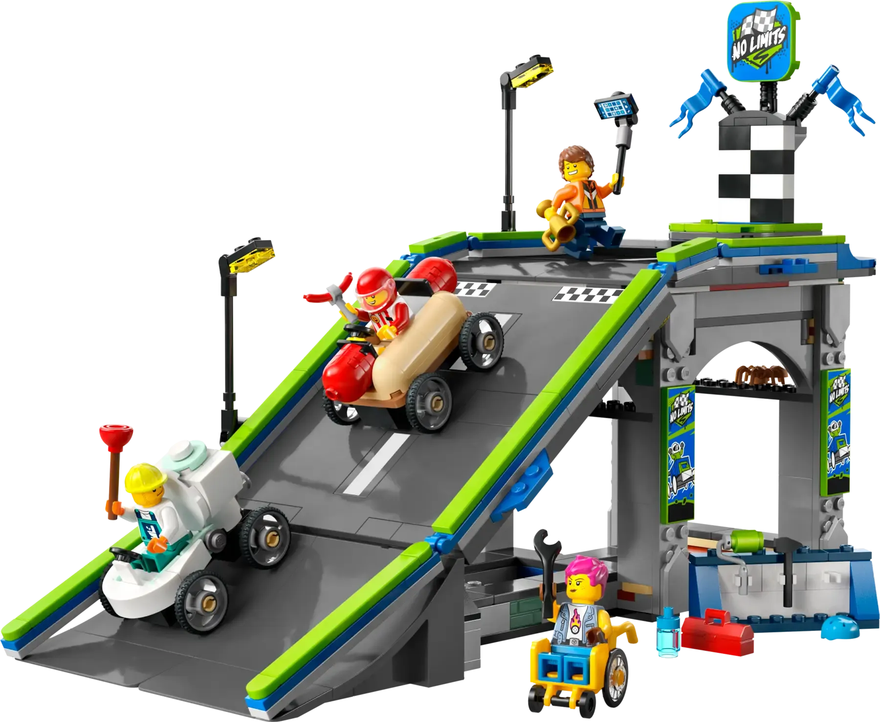 Lego No Limits: Race Car Ramp Track (60460)