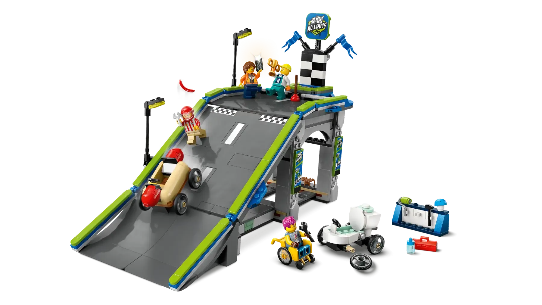 Lego No Limits: Race Car Ramp Track (60460)