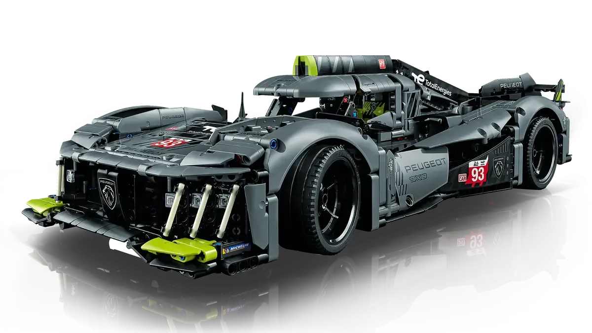lego PEUGEOT 9X8 24H Le Mans Hybrid Hypercar (42156)