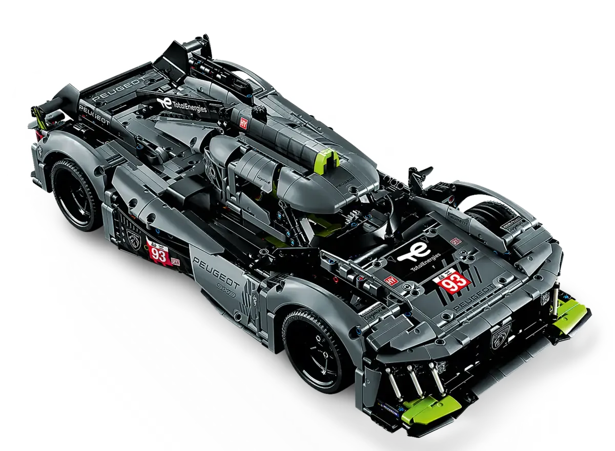 lego PEUGEOT 9X8 24H Le Mans Hybrid Hypercar (42156)
