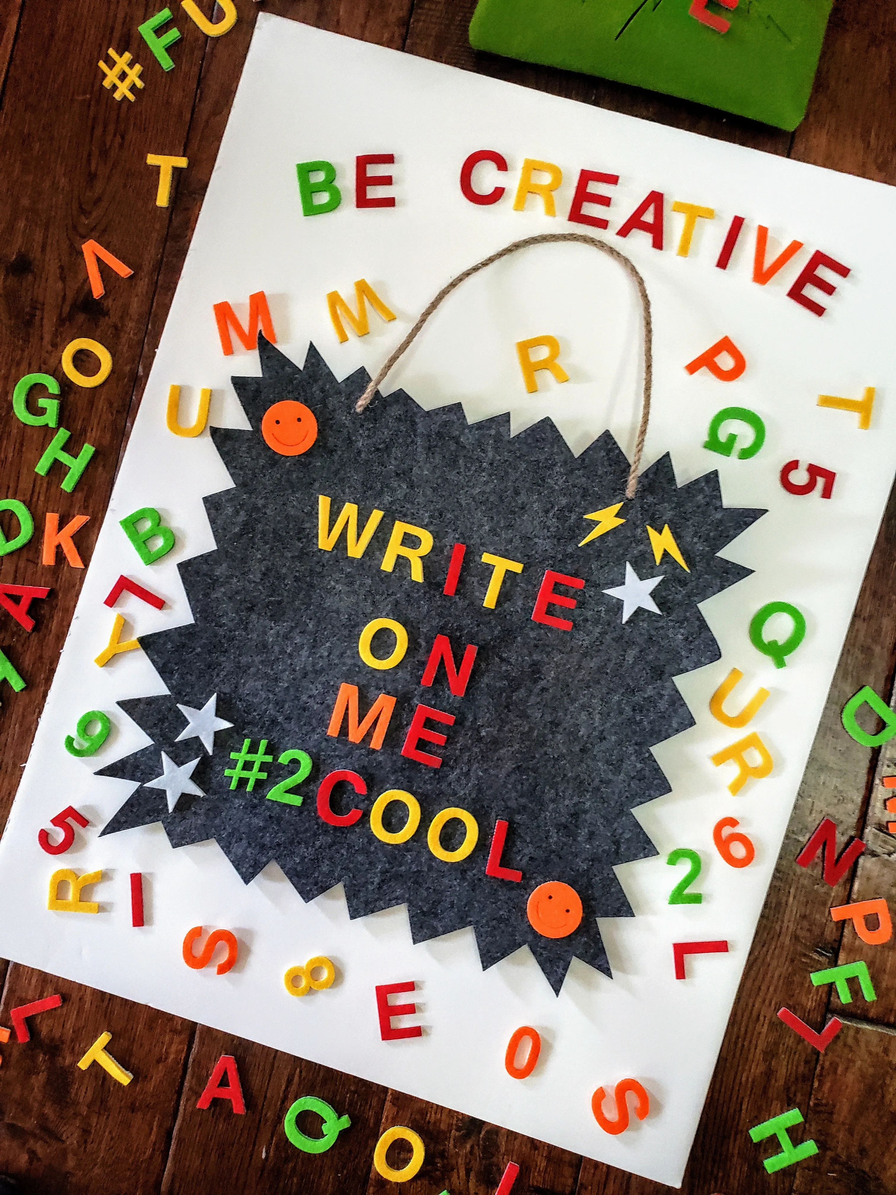 Letter Message Board for Kids
