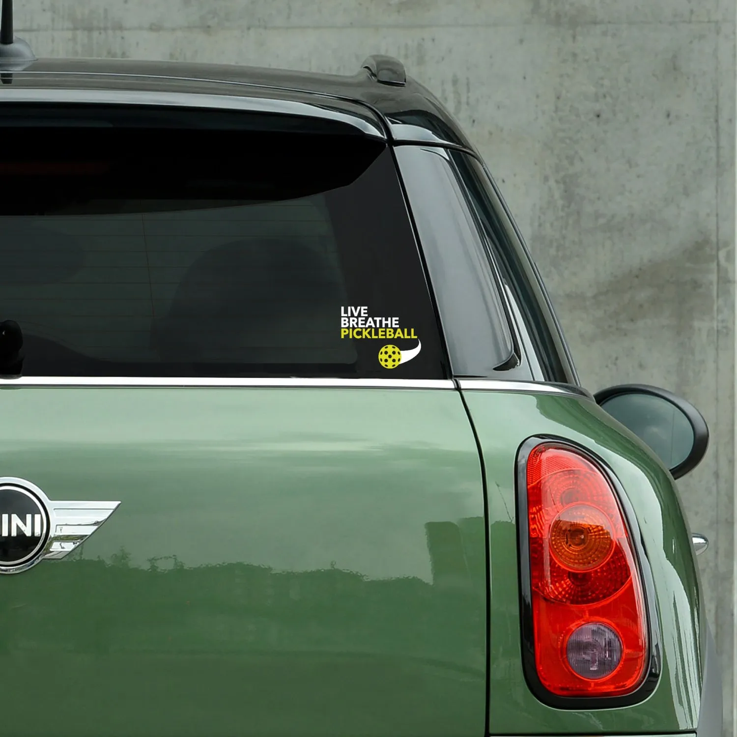 Live Breathe Pickleball Decal - Bumper Sticker