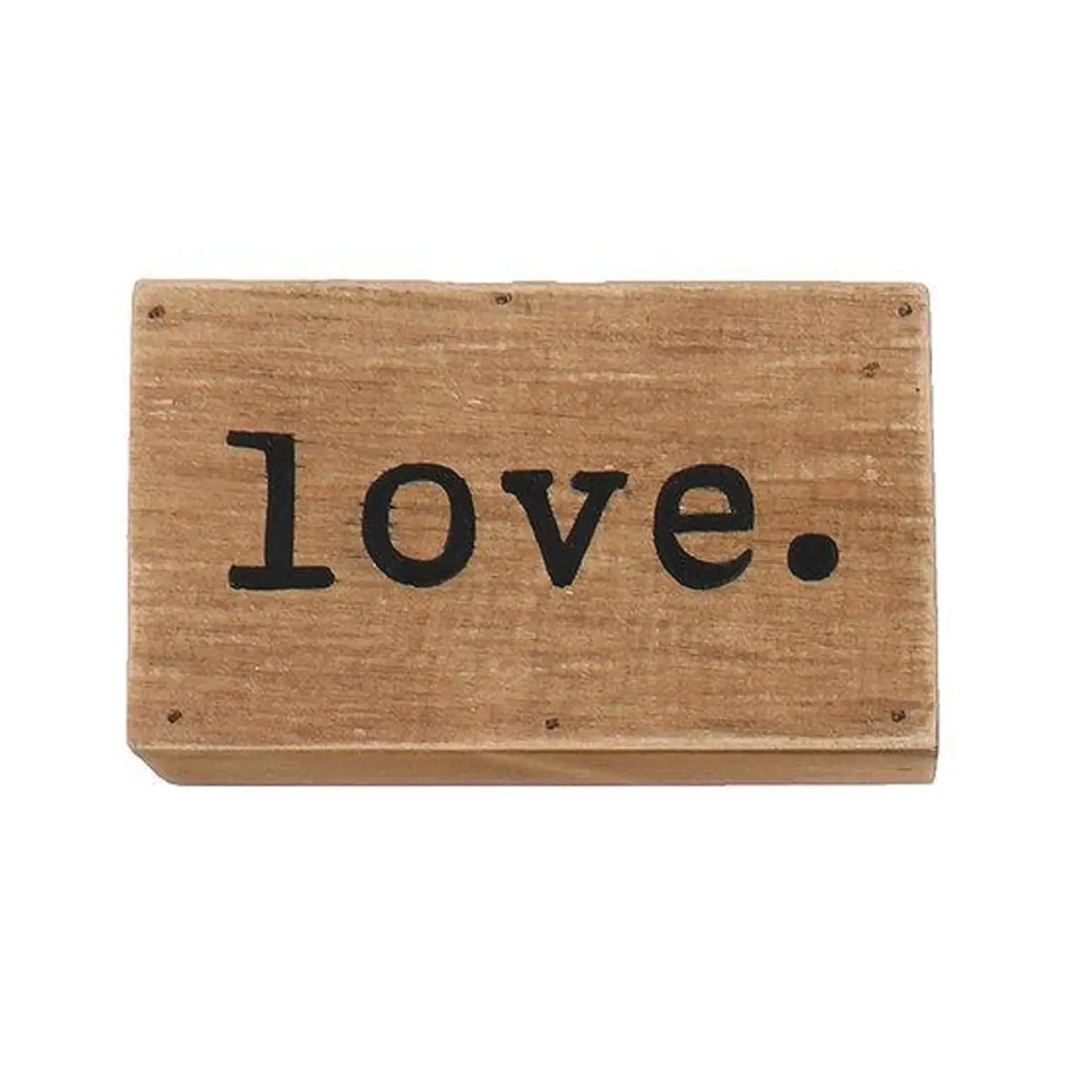 LOVE WOOD BLOCK SIGN